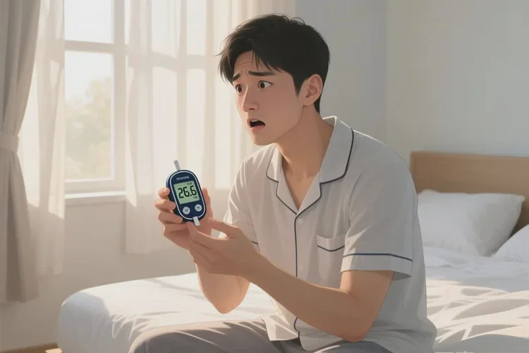 28岁早餐血糖26.6是怎么回事(图1)