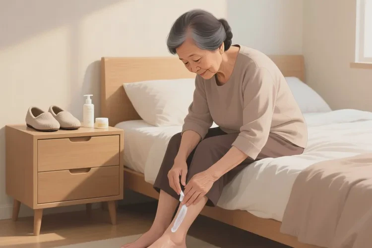 老人脚上偶尔起湿疹可以治愈吗(图1)