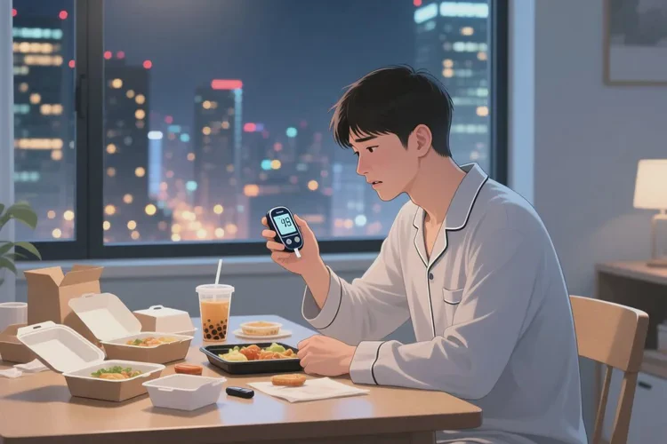 28岁晚餐血糖12.1是怎么回事(图1)