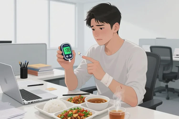 28岁中餐血糖15.6是怎么回事(图1)