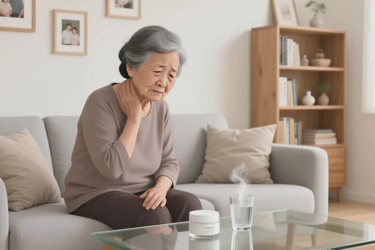 老人脖子出现湿疹可以治愈吗(图1)