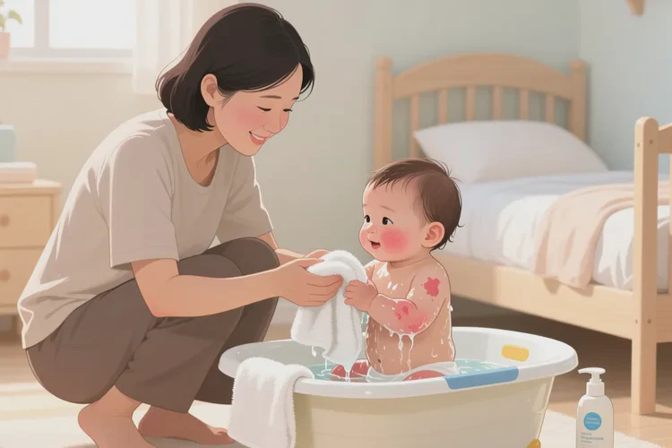 幼儿全身偶尔起湿疹能治愈吗(图1)