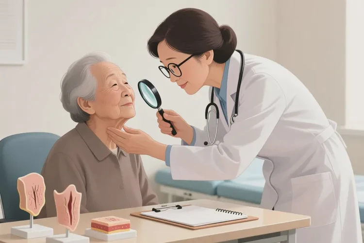 老人脖子上偶尔起湿疹可以治愈吗(图2)