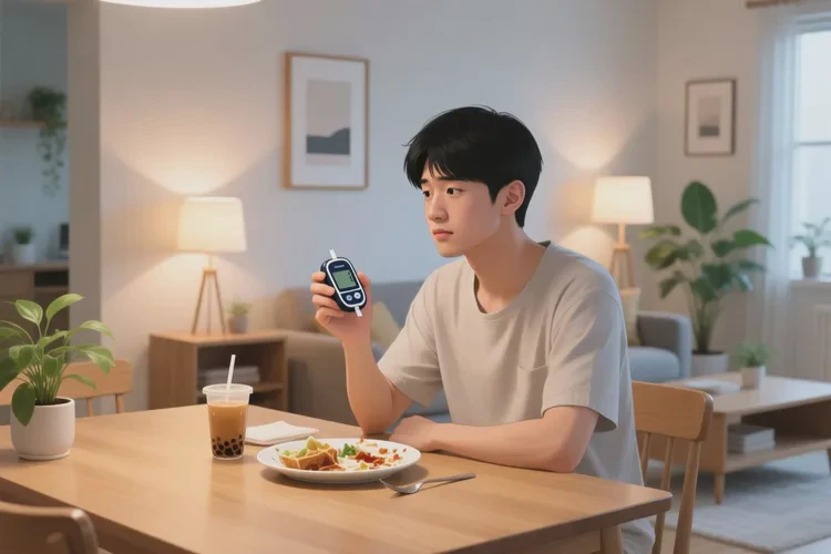 28岁晚餐血糖8.7是怎么回事(图1)