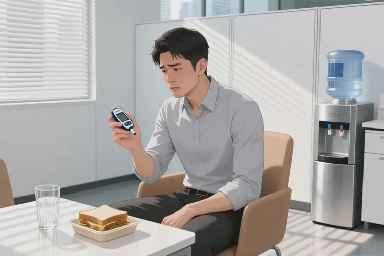 28岁中餐血糖28.6是怎么回事(图1)