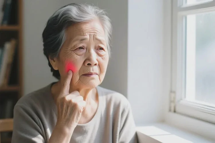 老人面部容易长湿疹可以治愈吗(图1)