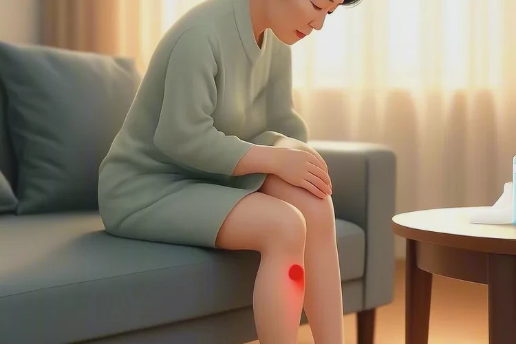 老年人小腿上容易起湿疹能治愈吗(图1)