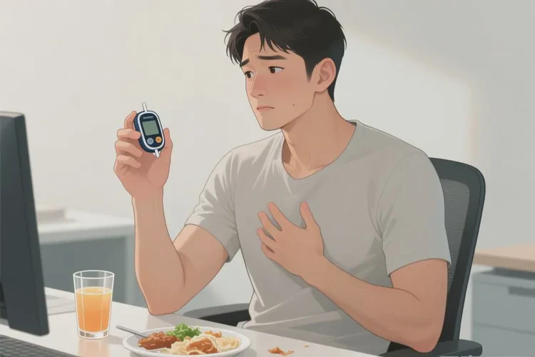 28岁中餐血糖3.2是怎么回事(图1)