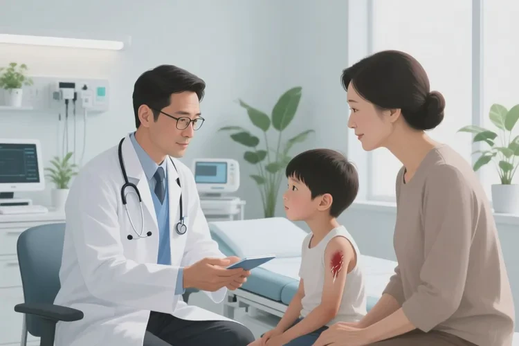 少儿脸上有湿疹可以治愈吗(图2)