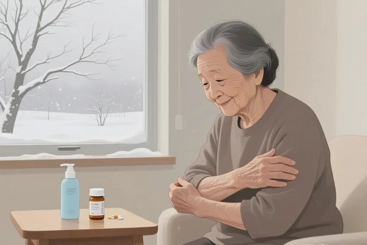 老人手臂上偶尔长湿疹可以治愈吗(图1)