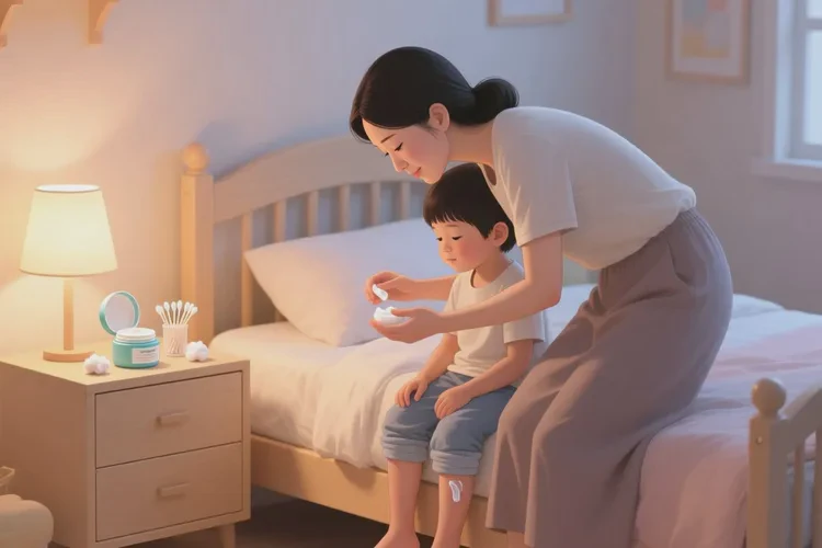 儿童小腿上经常起湿疹可以治愈吗(图1)