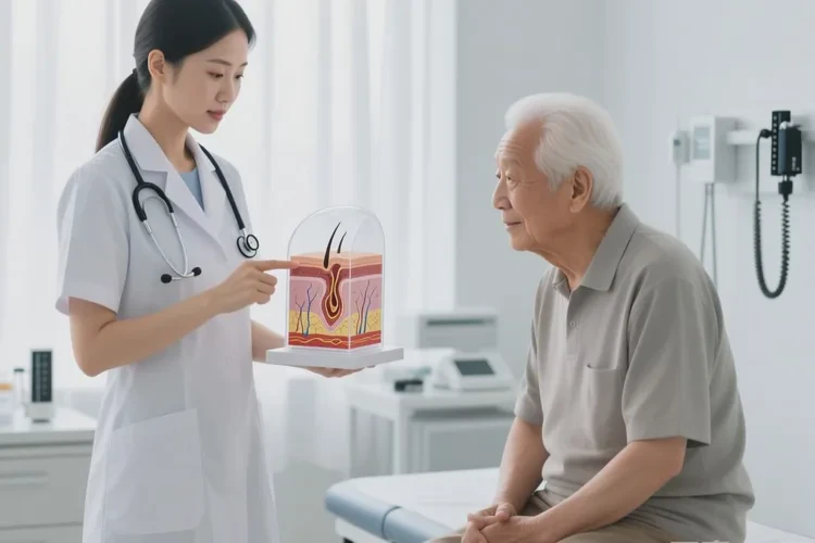 老年人面部经常起湿疹可以治愈吗(图2)