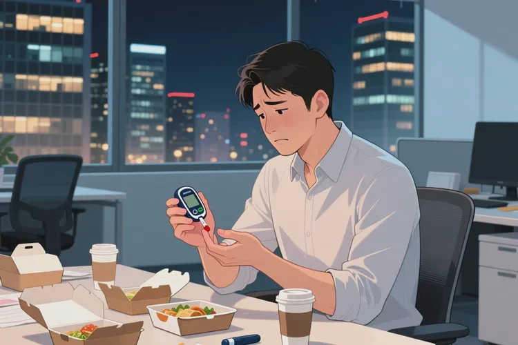 29岁中餐血糖22.2是怎么回事(图1)