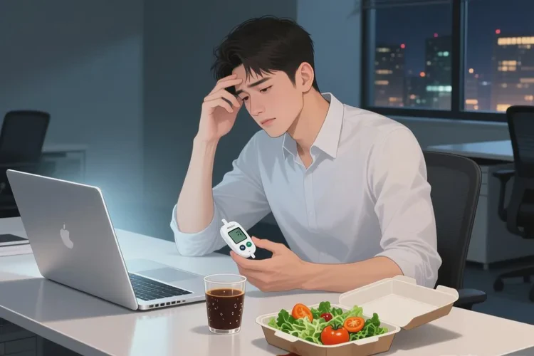 28岁晚餐血糖4.5是怎么回事(图1)