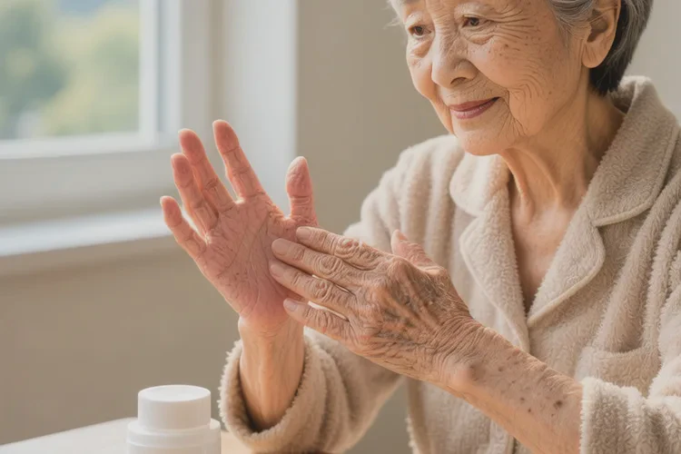 老年人手上起湿疹能治愈吗(图1)