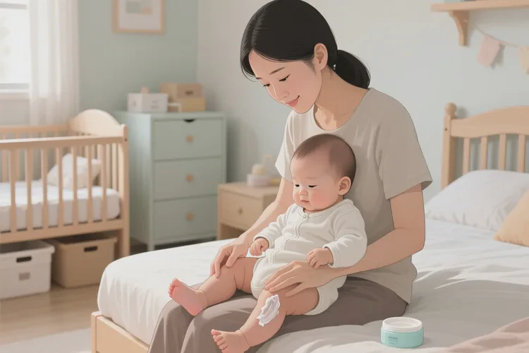 宝宝大腿有湿疹能不能治愈(图1)