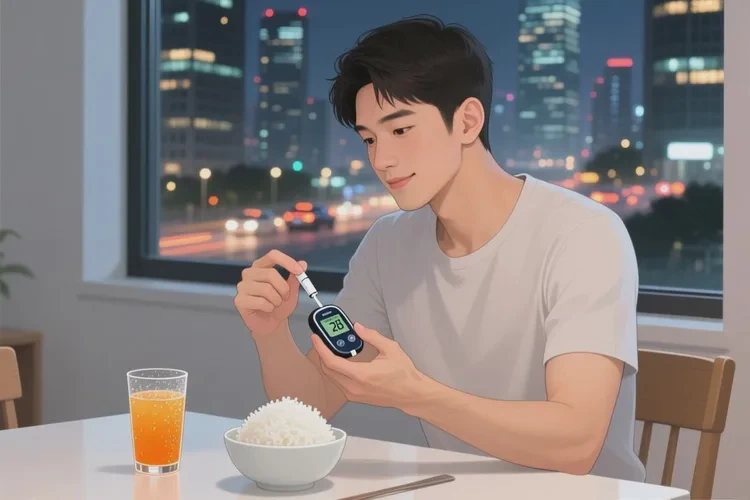 28岁晚餐血糖8.6是怎么回事(图1)