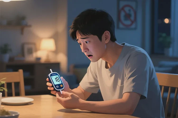 28岁晚餐血糖21.9是怎么回事(图1)