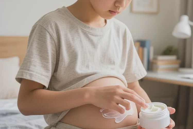 青少年肚子上起湿疹能治愈吗(图1)