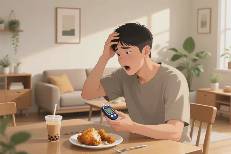 28岁晚餐血糖17.2是怎么回事(图1)