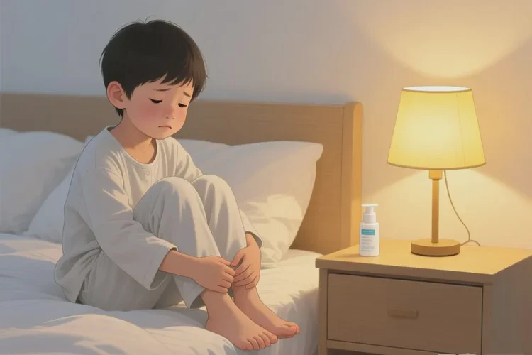 少儿小腿上有湿疹可以治愈吗(图1)