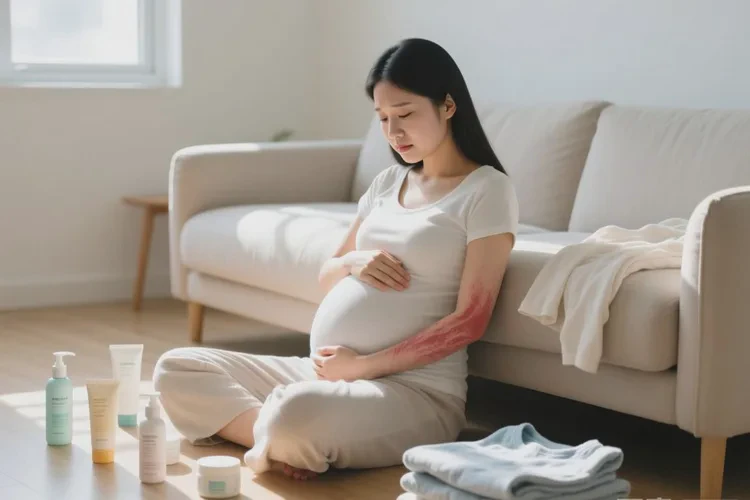 孕妇全身偶尔长湿疹可以治愈吗(图1)