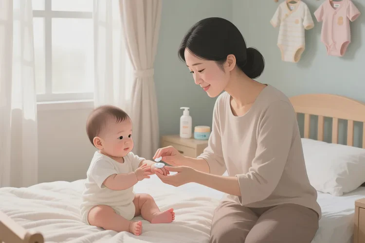 婴儿手上出现湿疹能不能治愈(图1)