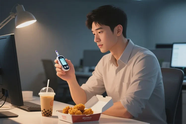 28岁晚餐血糖13.8是怎么回事(图1)