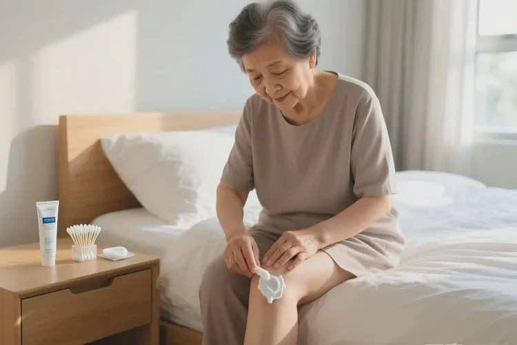 老年人小腿容易起湿疹可以治愈吗(图1)