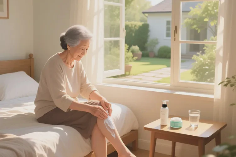 老人小腿长湿疹可以治愈吗(图1)