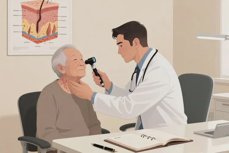 老年人脖子上长湿疹可以治愈吗(图2)