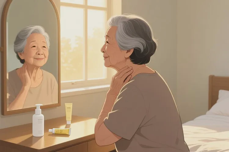 老年人脖子上长湿疹可以治愈吗(图1)