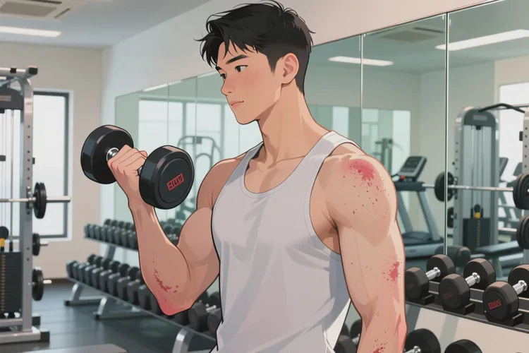 男人手臂上出现湿疹能治愈吗(图2)