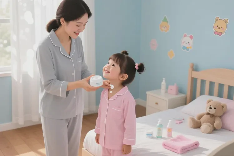 少儿脖子上容易长湿疹可以治愈吗(图1)