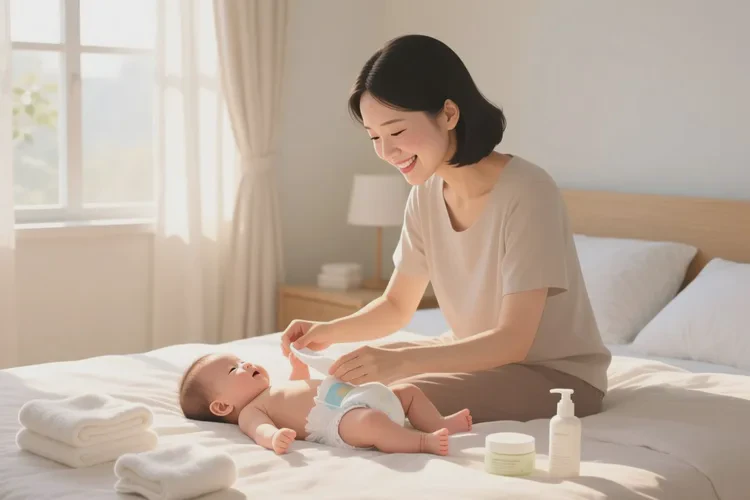 儿童屁股上偶尔长湿疹可以治愈吗(图1)