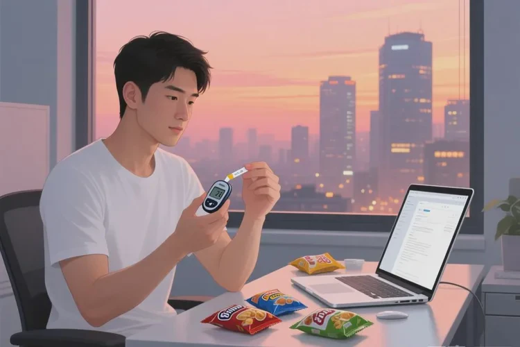 28岁中餐血糖14.3是怎么回事(图1)