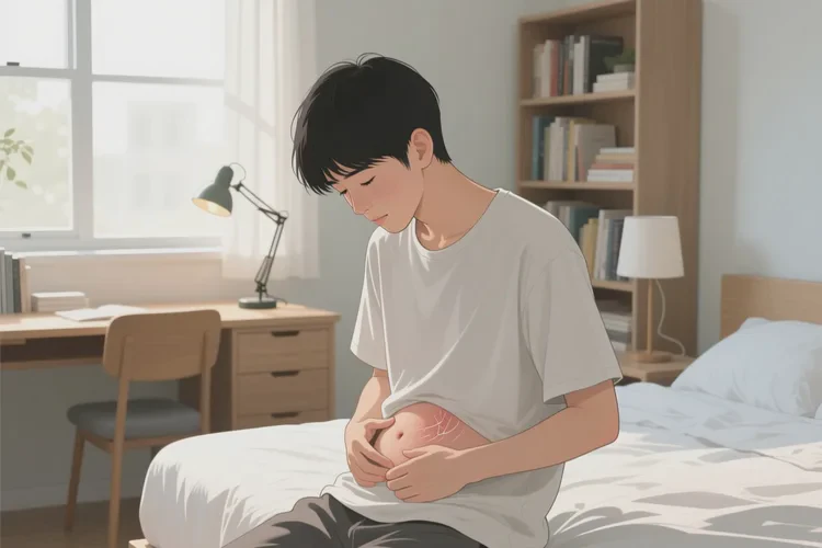 青少年肚子上有湿疹能治愈吗(图1)