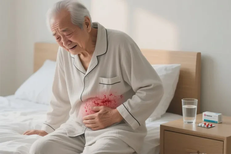 老人肚子上经常起湿疹可以治愈吗(图1)