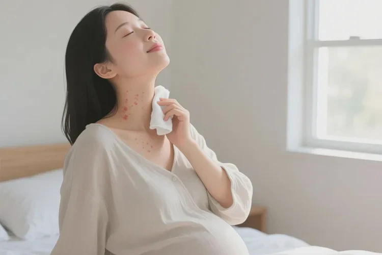 孕妇脖子出现湿疹可以治愈吗(图1)