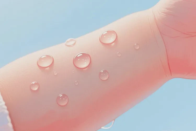 儿童手臂上偶尔长湿疹可以治愈吗(图4)