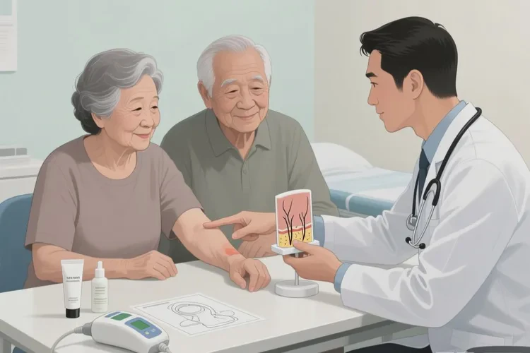 老人手臂上偶尔长湿疹可以治愈吗(图4)