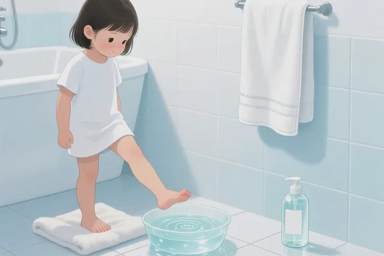 少儿脚上偶尔长湿疹可以治愈吗(图2)