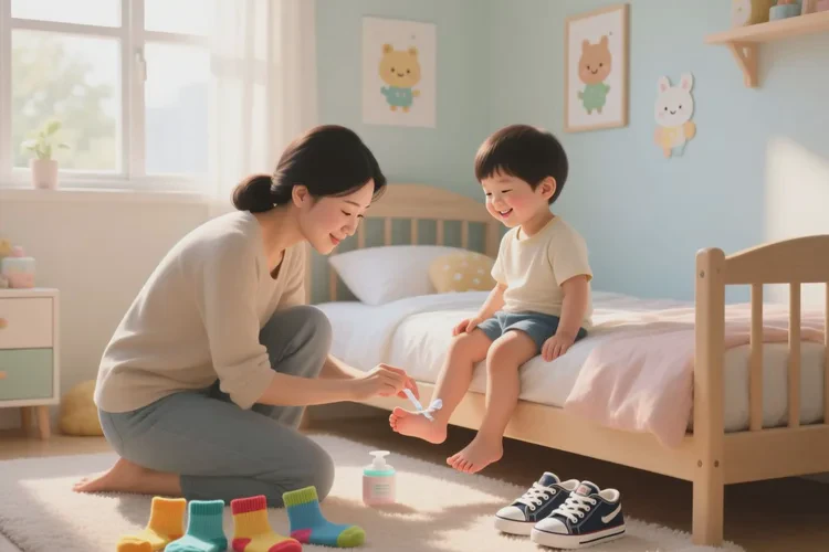 少儿脚上有湿疹可以治愈吗(图1)