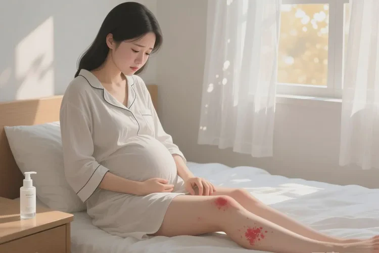 孕妇大腿经常长湿疹可以治愈吗(图1)