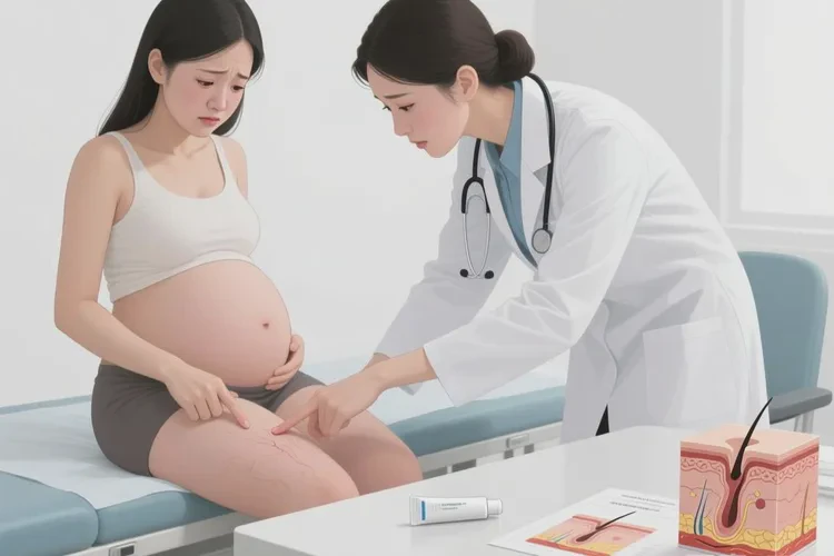 孕妇大腿上偶尔起湿疹可以治愈吗(图4)