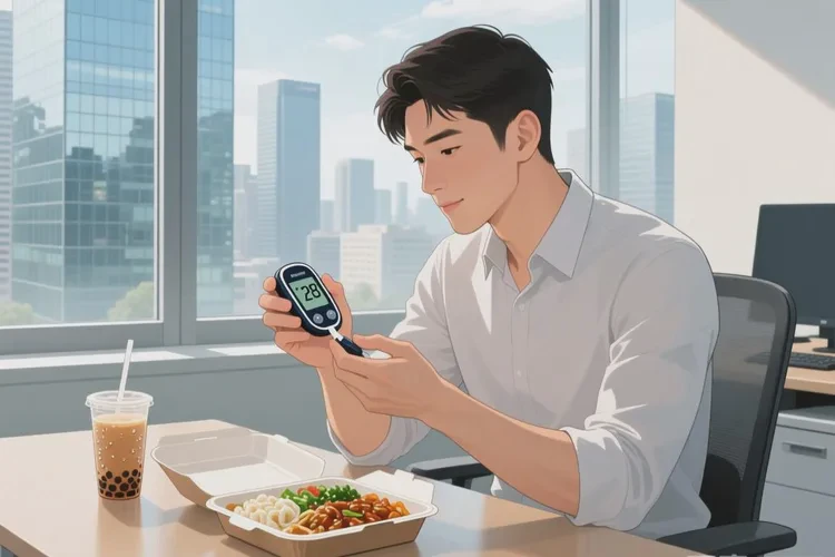 28岁中餐血糖5点6是怎么回事(图1)