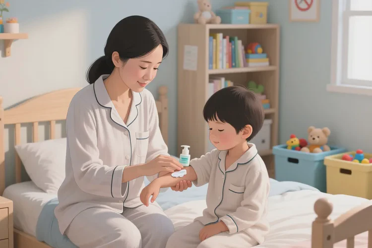 小孩手臂出现湿疹能不能治愈(图1)