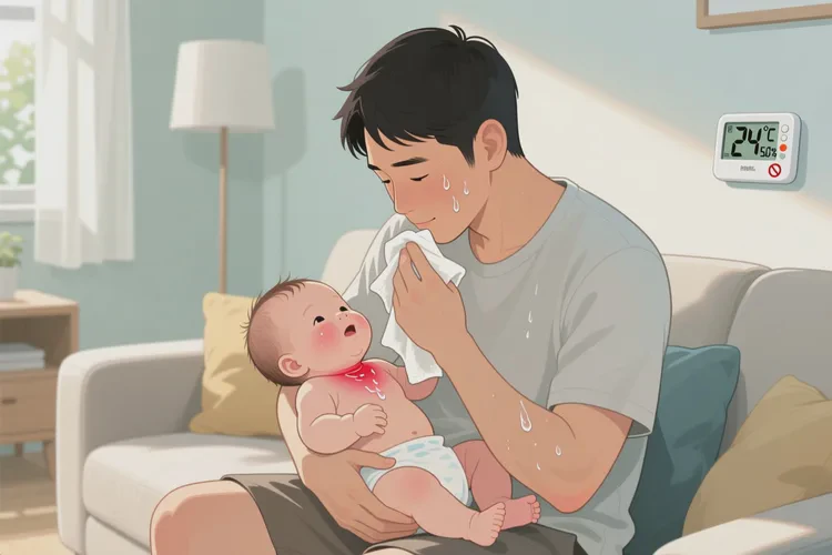 婴儿脖子上容易起湿疹能不能治愈(图3)