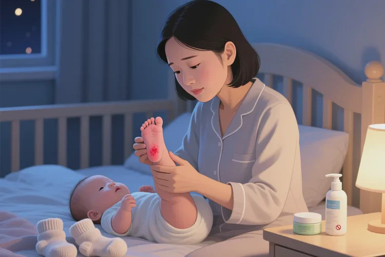 婴幼儿脚上偶尔长湿疹能不能治愈(图1)