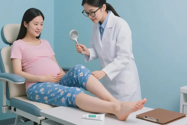 孕妇小腿上偶尔起湿疹可以治愈吗(图4)